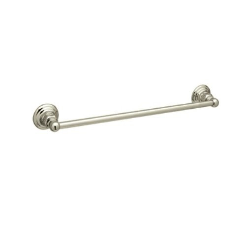 Rohl ROT1/18STN Rohl Italian Bath 18" Single Towel Bar In Satin Nickel
