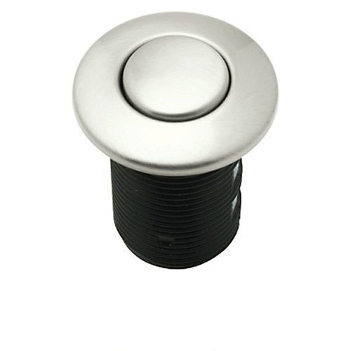 Rohl 104559 Air Activated Switch Button Only for Waste Disposal Including Escutcheon Base and Fastening Nut, Polished Nickel