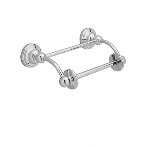 Rohl 105576 Perrin and Rowe Toilet Paper Holder with Swinging or Lift Arm for Roll in Polished Chrome