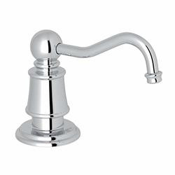 Rohl 103010 SPECIAL ORDER ONLY NON-CANCELABLE AND NON-RETURNABLE PERRIN & ROWE GEORGIAN ERA DECK MOUNTED SOAP DISPENSER IN POLISHED CHROME