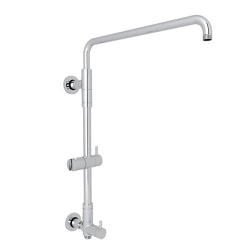 Rohl L0095APC Bossini Brass Retro-Fit Shower Column Riser With Diverter 15 3/4" Reach Swiveling