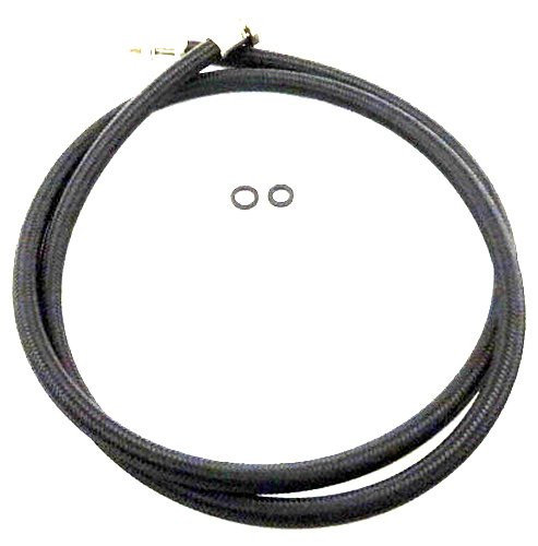 Rohl C7092 Rohl Italian Kitchen Nylon Braided Black Hose Only For All Sidespray Faucets A3606 And