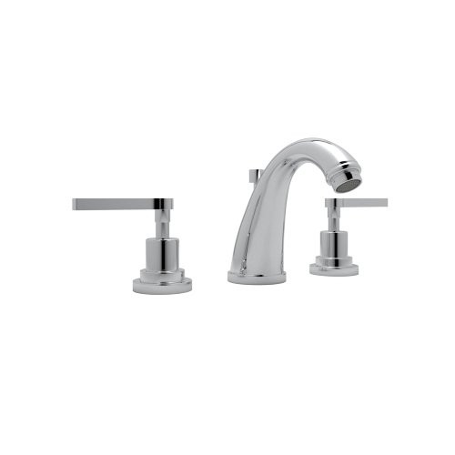 Rohl 116583 AVANTI BATH WIDESPREAD LAVATORY FAUCET IN POLISHED CHROME WITH METAL LEVER HANDLES AND POP-UP AVNTI WDSPRD LAV MTL P.CR