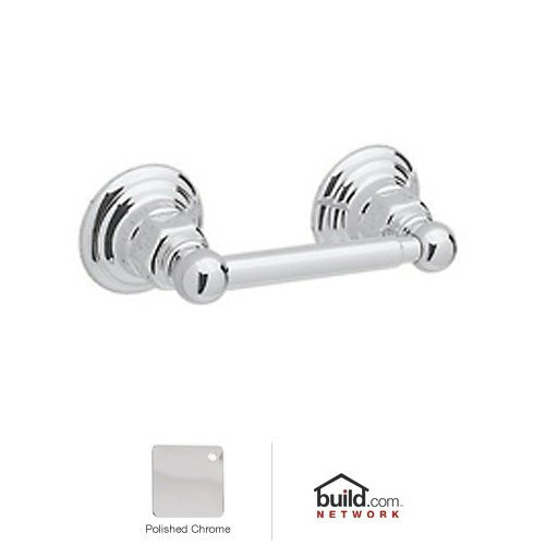 Rohl ROT18APC Rohl Italian Bath Single Spring Loaded Toilet Paper Holder In Polished Chrome