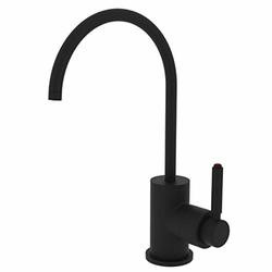Rohl 108255 - MODERN KITCHEN HOT WATER DISPENSER FAUCET WITH SINGLE LEVER AND ^J^ SPOUT IN MATTE BLACK