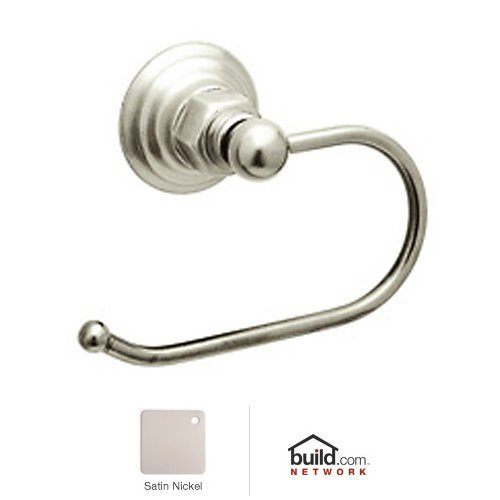 Rohl ROT8STN Rohl Italian Bath Hook Toilet Paper Holder In Satin Nickel