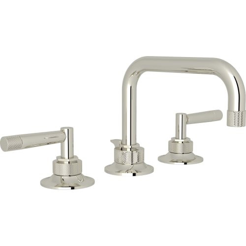 Rohl 105807 MB2009LM-2 Michael Berman Widespread Bathroom Faucet with Brass Lever Handl, Polished Nickel