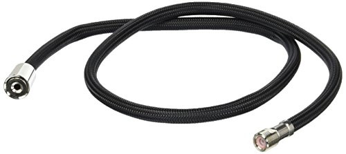 Rohl 113983 Perrin and Rowe Side Spray Black Nylon 47 Hose Only with Rinse Hose Ferrule in Polished Nickel to U.4710U.4702 U.4707 U.4718X U.4719L U.4735X U.4736L