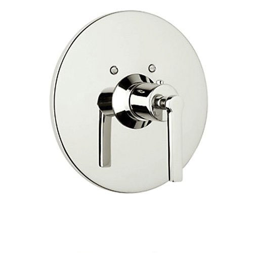 Rohl 107739 Lombardia & Avanti Bath Trim Only for Concealed Thermostatic Valve with Metal Lever Handle & without Volume Control, Polished Nickel
