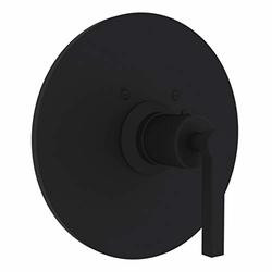 Rohl A4214LMMB Rohl Lombardia And Avanti Bath Trim Only For Concealed Thermostatic Valve In Matte Black