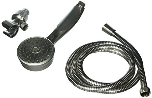 Delta D54424SS18PK Universal Showering Components ActivTouch 9-Setting Shower Mount Hand Shower Stainless 54424SS18PK 