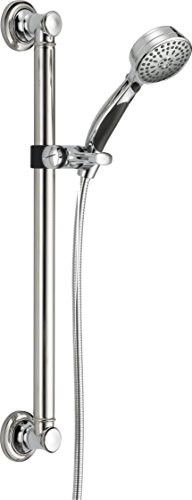Delta D51900 Universal Showering Components ActivTouch 9-Setting Hand Shower with Traditional Slide Bar / Grab Bar 138474