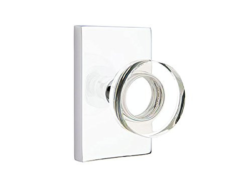 Emtek 5212MDCUS26 EMT 5212 MODERN DISC CRY US26 PRIV MODERN RECTANGULAR ROSE