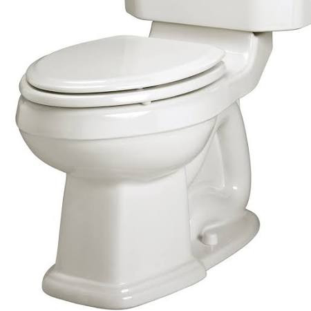 American Standard A3177016020 3177.016.020 Townsend Champion-4 Right Height Elongated Seatless Toilet Bowl with Bolt Caps, White