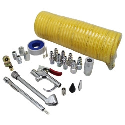 Milton Industries MILEX0325HKIT Recoil Hose and Air Accessory Kit 25 PC.
