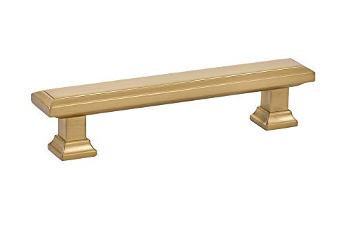 Emtek 86300US4 EMT 86300 US4 GEOMETRIC RECTANGULAR 3.5IN CAB PULL