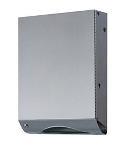 Bobrick 3944-52  ClassicSeries 304 Stainless Steel Convertible Folded Towel Dispenser Module, Satin Finish, 15-3/16" Width x 20-13/16" Height x 4-1/8" Depth
