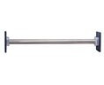 Bobrick 6107x36  ClassicSeries 304 Stainless Steel Heavy Duty Shower Curtain Rod with Square End Flange, Satin Finish, 1" Diameter x 36" Length