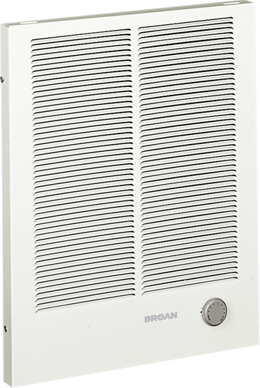Broan 194 Broan Wall Heater, 1500/3000W 240VAC, 1125/2250W 208VAC. White painted grille.