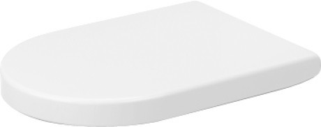 Duravit 63390000 Seat and cover Starck 3 white, with softclose, hinges SS, White Alpin