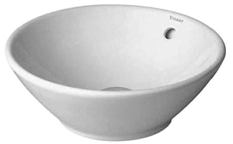 Duravit 325420000 Wash bowl 16 1/2" Bacino white, with overflow White Alpin