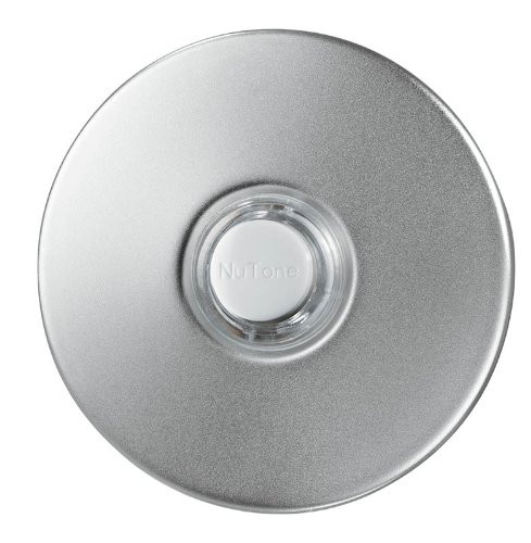 Broan PB41LSN Broan Pushbutton, satin nickel stucco — lighted