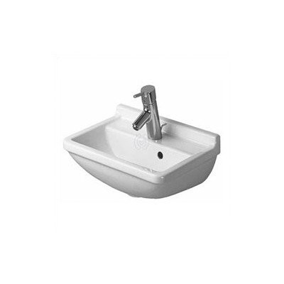 Duravit 750450000 Handrinse basin 17 1/2" Starck 3, with overflow white White Alpin