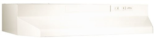 Broan 433022  Convertible Range Hood Insert with Light, Exhaust Fan for Under Cabinet, Bisque, 8.0 Sones, 220 CFM, 30"