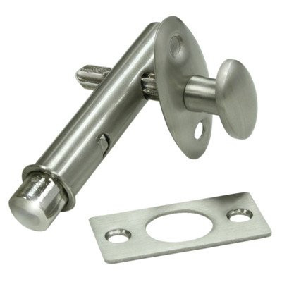 Deltana MB175U19 Mortise Bolt for Light Doors, Screen Doors, and Cabinet Door Finish: Black