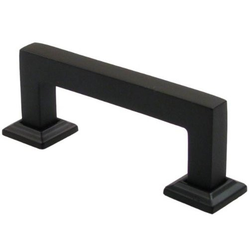 Rusticware 998SN 998 Modern Square Drawer Pull with 11" Center from the Cabinet Hardwa, Satin Nickel