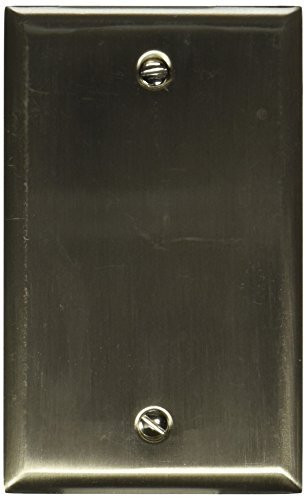 Rusticware 780SN  Single Blank Switch Plate from the Builders Hardware Collection, Satin Nickel