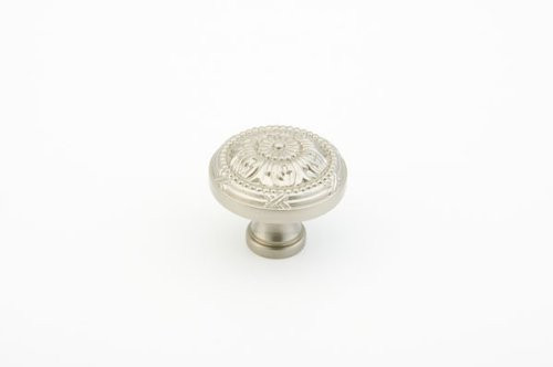 SCHAUB 752-15 & Co. Versailles 1 1/2" Round Knob - Satin Nickel Knob