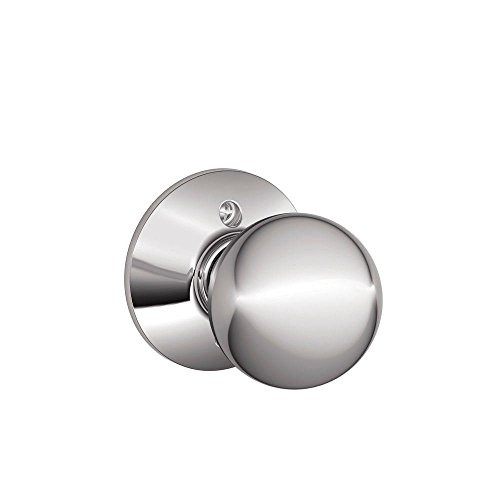 SCHLAGE F170ORB625  Orbit Dummy Knob, Bright Chrome