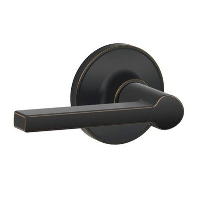 SCHLAGE J10SOL716 J Series Solstice Passage Door Lever Finish: Aged Bronze