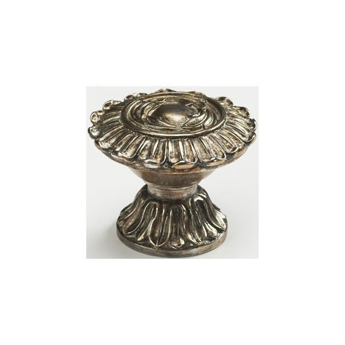 SCHAUB 937-MSL Knob 1-1/2" Diameter Monticello Silver