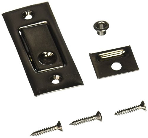 Deltana PDB42U15A PDB42 3-1/16" Solid Brass Pocket Door Jamb Bolt Antique Nickel 760923312405 .