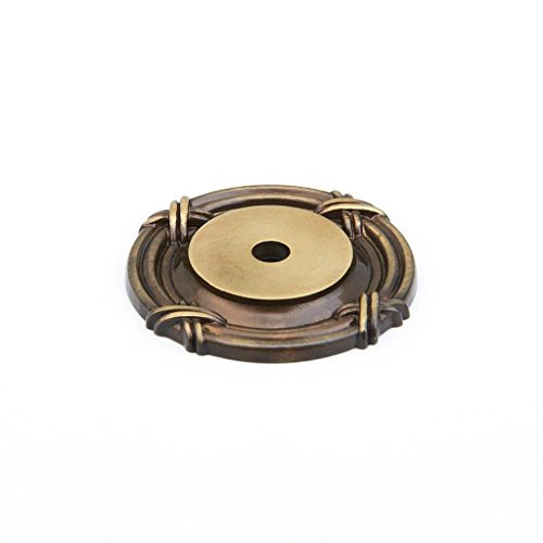 SCHAUB 756-ALP and Company 756 Versailles Design Single Hole Backplate With 1-1/2" Lengt, Antique Light Polished