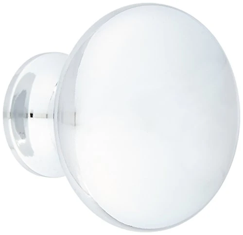 Deltana KR114U26 Round Solid Brass Knob (Set of 10) (Chrome)