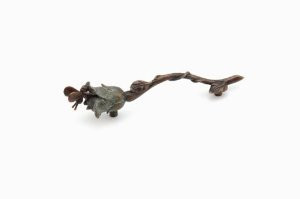 SCHAUB 908-PBZ and Company 908 Butterflies and Insects 3-1/2 Inch Center to Center Rose, Pompeian Bronze