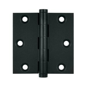 Deltana DSB319  Solid Brass 3-Inch x 3-Inch Square Hinge