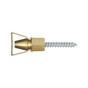 Deltana SDH101U3 Shutter Door Holder Finish: Polished Brass