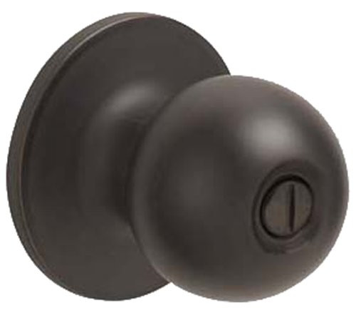 SCHLAGE J40CNA716 Dexter by  Corona Bed and Bath Knob, Aged Bronze