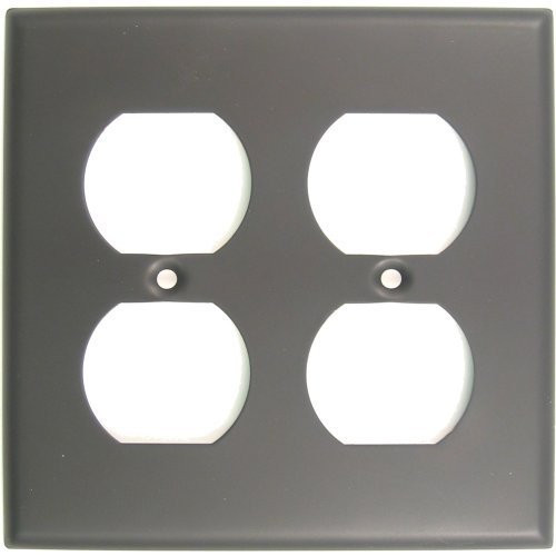 Rusticware 786ORB Oil Rubbbed Bronze Double Recep Switchplate - Pack of 5.
