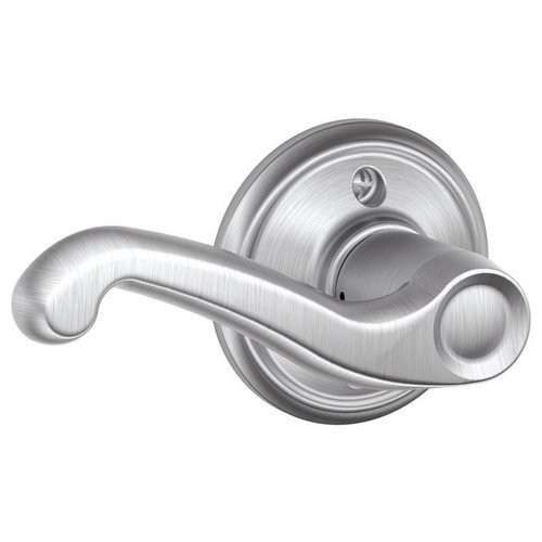 SCHLAGE F170FLA626LH F170-FLA-LH Flair Single Dummy Left Handed Lever, Satin Chrome.