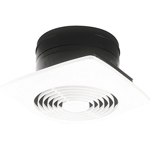 Broan broan-Broan_505 -Broan 505 Exhaust Fan, White Vertical Discharge Ceiling Ventilation Fan, 6.5 Sones, 180 CFM, 8"