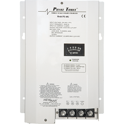 NewMar NMR-PT-40U 12V 40 Amp Smart Battery Charger / /