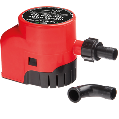 JOHNSON PUMP JP-32-47260-003 Ultima Bilge Pump 1000GPH, 12V, w/Switch