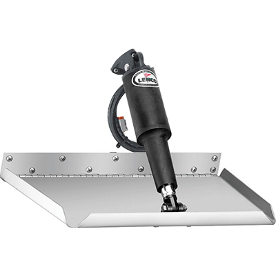 LENCO LEN-15017-101 Lenco Trim Tab Kit, 12" X 18", 12V, Edge Mount