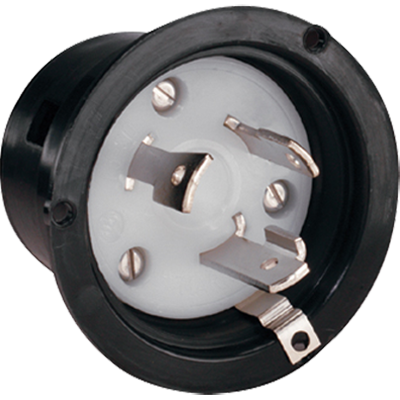 Power Products MCO-305CRMB Power Products Replacement Interior for 303 3-Wire Locking Power Inlets (303SSEL-B, 303SSEL-BRV)