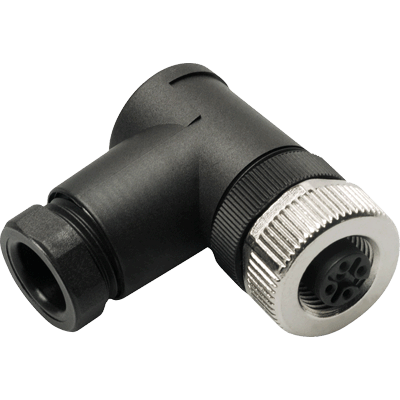 Maretron MRTN-FA-CF-90 90 Degree Female Micro/Mid Connector, MFG# , field attachable connector, 90 degree, female. / /